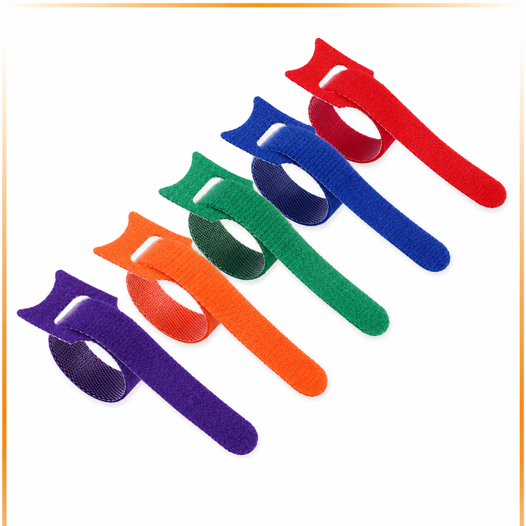 Hook-and-Loop Cable Ties 25/pk